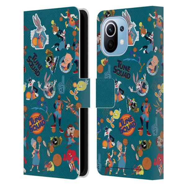 Space Jam: A New Legacy Graphics Squad Leather Book Wallet Case Cover For Xiaomi Mi 11