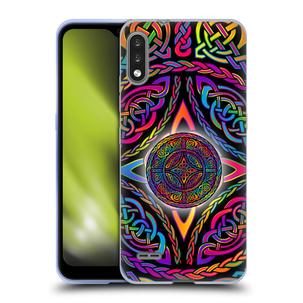Beth Wilson Rainbow Celtic Knots Shield Soft Gel Case for LG K22