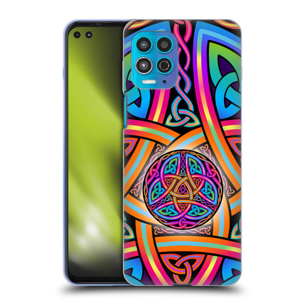 Beth Wilson Rainbow Celtic Knots Divine Soft Gel Case for Motorola Moto G100