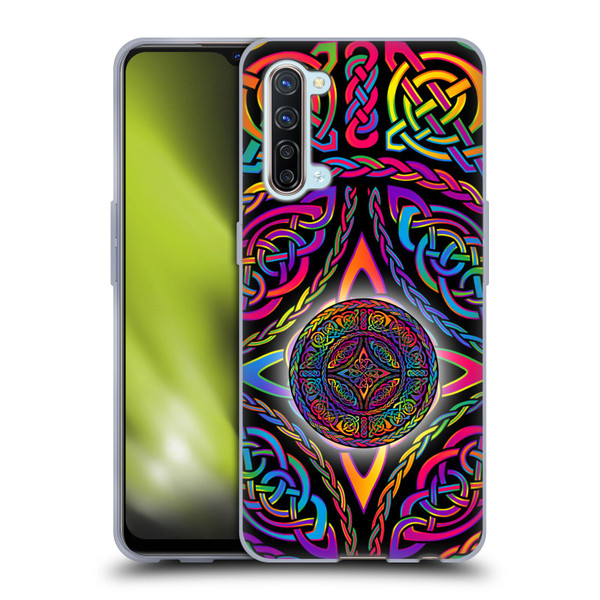 Beth Wilson Rainbow Celtic Knots Shield Soft Gel Case for OPPO Find X2 Lite 5G