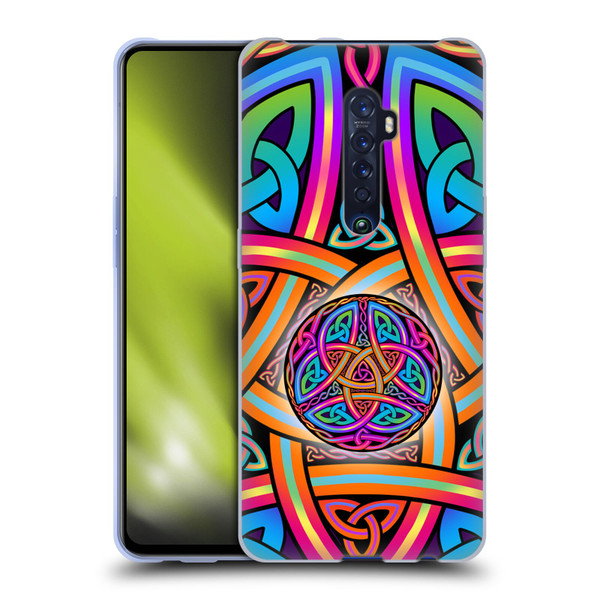 Beth Wilson Rainbow Celtic Knots Divine Soft Gel Case for OPPO Reno 2