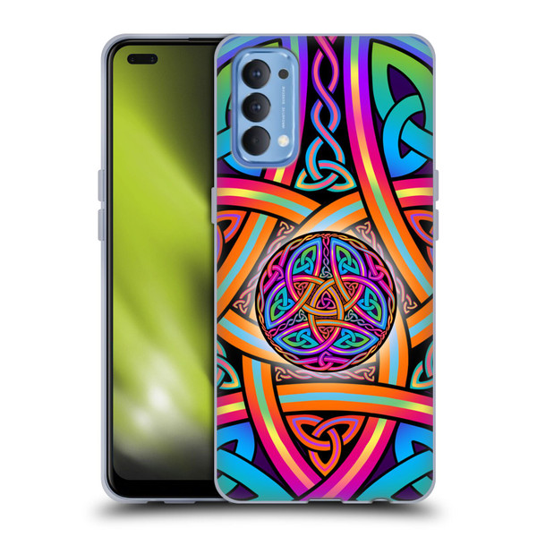 Beth Wilson Rainbow Celtic Knots Divine Soft Gel Case for OPPO Reno 4 5G