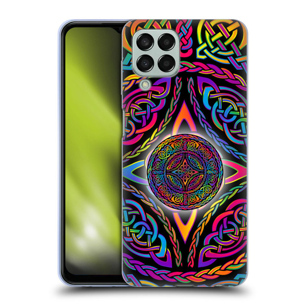 Beth Wilson Rainbow Celtic Knots Shield Soft Gel Case for Samsung Galaxy M33 (2022)