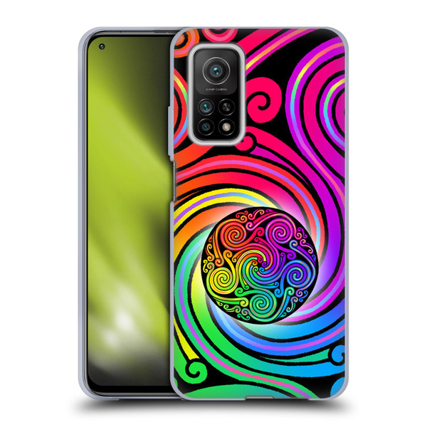 Beth Wilson Rainbow Celtic Knots Spirals Soft Gel Case for Xiaomi Mi 10T 5G