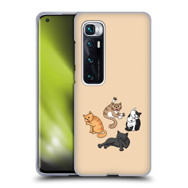 Beth Wilson Doodle Cats 2 Washing Time Soft Gel Case for Xiaomi Mi 10 Ultra 5G