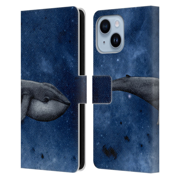 Barruf Animals The Whale Leather Book Wallet Case Cover For Apple iPhone 14 Plus