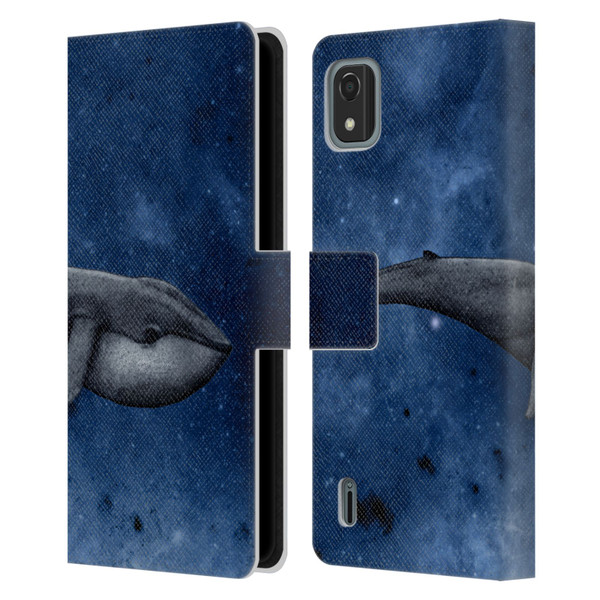 Barruf Animals The Whale Leather Book Wallet Case Cover For Nokia C2 2nd Edition