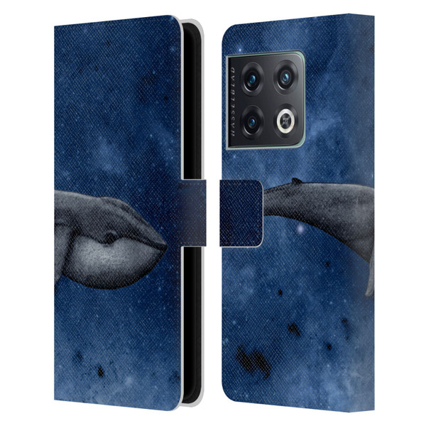 Barruf Animals The Whale Leather Book Wallet Case Cover For OnePlus 10 Pro