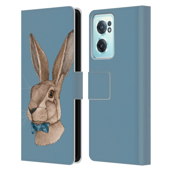 Barruf Animals Hare Leather Book Wallet Case Cover For OnePlus Nord CE 2 5G