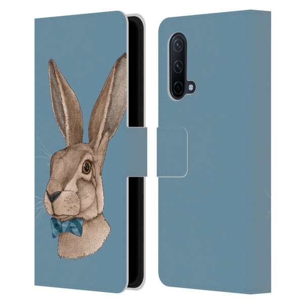Barruf Animals Hare Leather Book Wallet Case Cover For OnePlus Nord CE 5G