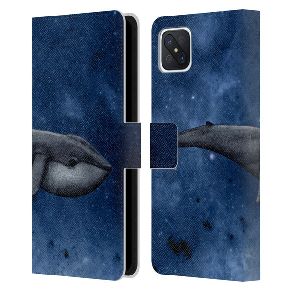 Barruf Animals The Whale Leather Book Wallet Case Cover For OPPO Reno4 Z 5G