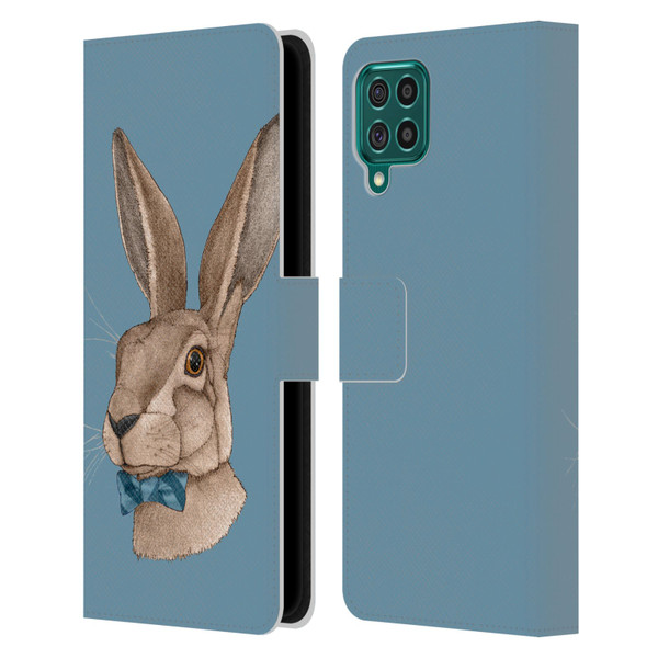 Barruf Animals Hare Leather Book Wallet Case Cover For Samsung Galaxy F62 (2021)