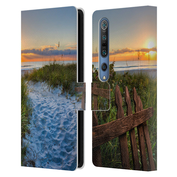 Celebrate Life Gallery Beaches Sandy Trail Leather Book Wallet Case Cover For Xiaomi Mi 10 5G / Mi 10 Pro 5G