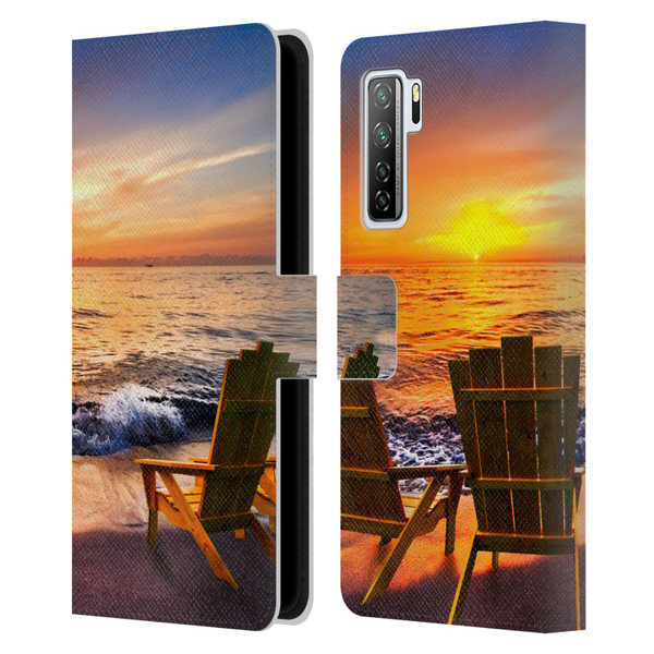 Celebrate Life Gallery Beaches 2 Sea Dreams III Leather Book Wallet Case Cover For Huawei Nova 7 SE/P40 Lite 5G
