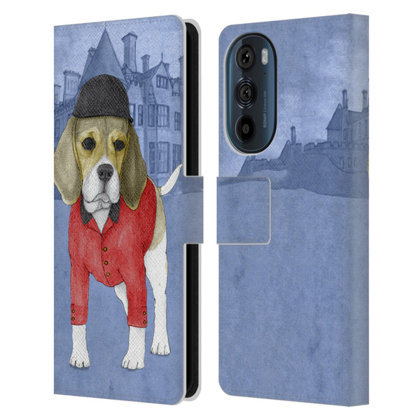 Barruf Dogs Beagle Leather Book Wallet Case Cover For Motorola Edge 30