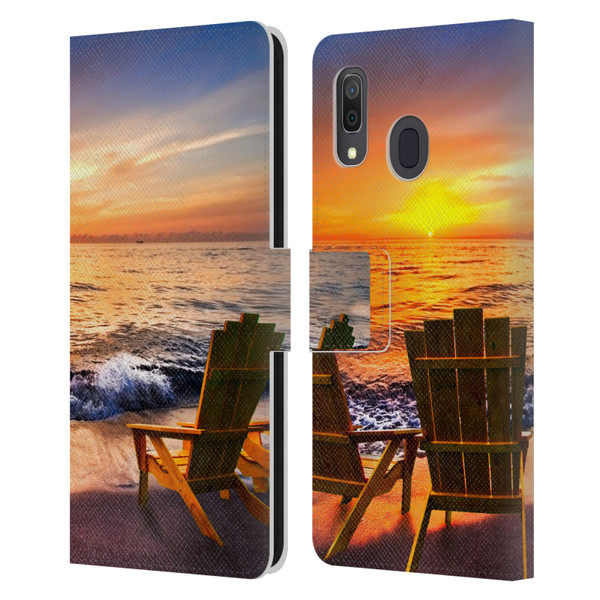 Celebrate Life Gallery Beaches 2 Sea Dreams III Leather Book Wallet Case Cover For Samsung Galaxy A33 5G (2022)