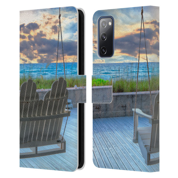 Celebrate Life Gallery Beaches 2 Swing Leather Book Wallet Case Cover For Samsung Galaxy S20 FE / 5G