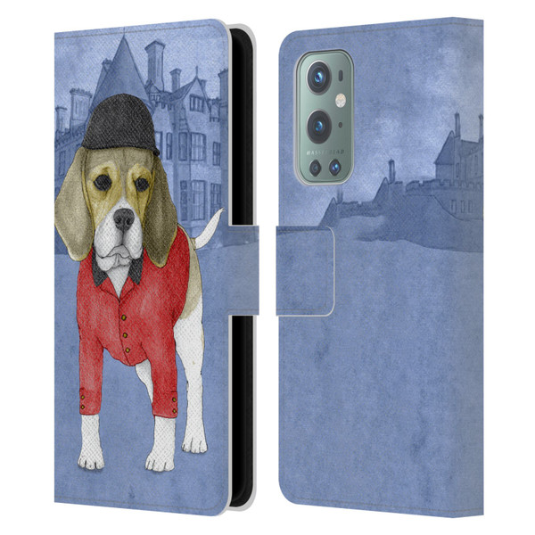 Barruf Dogs Beagle Leather Book Wallet Case Cover For OnePlus 9