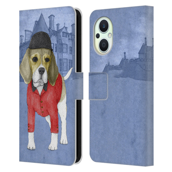 Barruf Dogs Beagle Leather Book Wallet Case Cover For OPPO Reno8 Lite