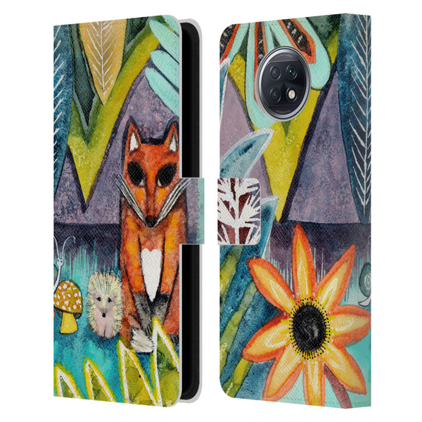 Wyanne Animals 2 Fox Leather Book Wallet Case Cover For Xiaomi Redmi Note 9T 5G