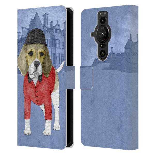 Barruf Dogs Beagle Leather Book Wallet Case Cover For Sony Xperia Pro-I