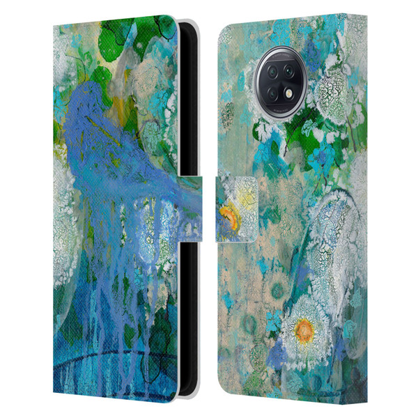 Wyanne Birds Bluebird Reflections Leather Book Wallet Case Cover For Xiaomi Redmi Note 9T 5G