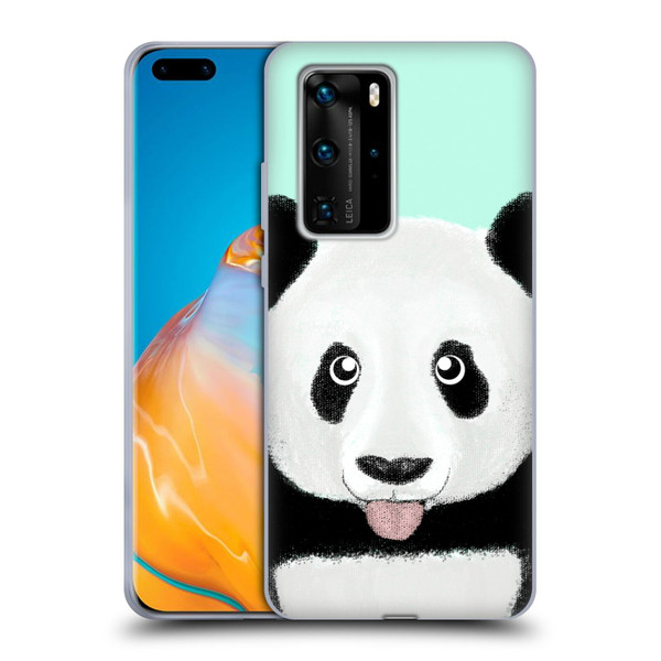 Barruf Animals The Cute Panda Soft Gel Case for Huawei P40 Pro / P40 Pro Plus 5G