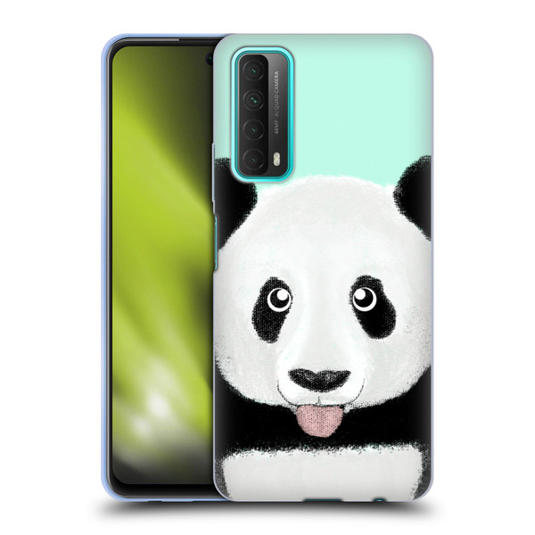Barruf Animals The Cute Panda Soft Gel Case for Huawei P Smart (2021)