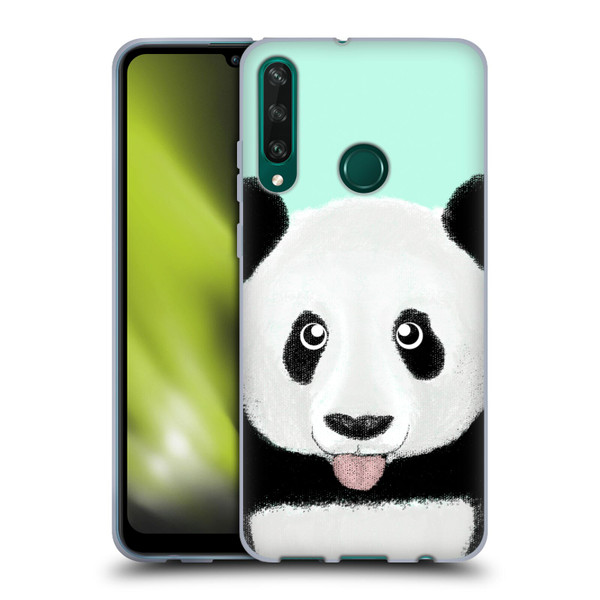 Barruf Animals The Cute Panda Soft Gel Case for Huawei Y6p