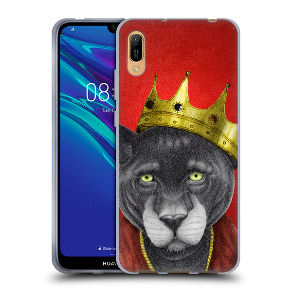 Barruf Animals The King Panther Soft Gel Case for Huawei Y6 Pro (2019)