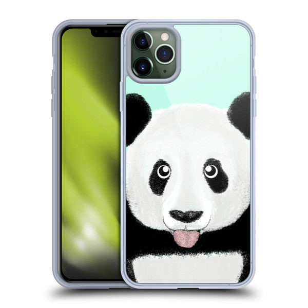 Barruf Animals The Cute Panda Soft Gel Case for Apple iPhone 11 Pro Max