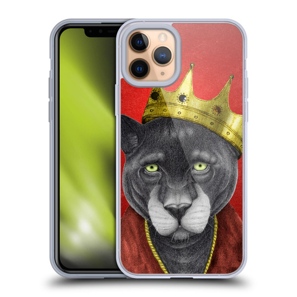 Barruf Animals The King Panther Soft Gel Case for Apple iPhone 11 Pro