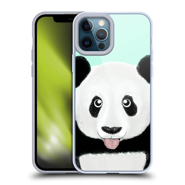 Barruf Animals The Cute Panda Soft Gel Case for Apple iPhone 12 Pro Max