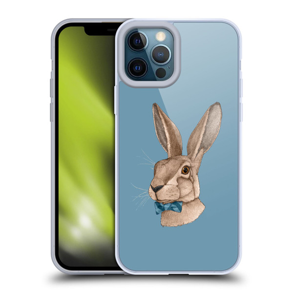 Barruf Animals Hare Soft Gel Case for Apple iPhone 12 Pro Max