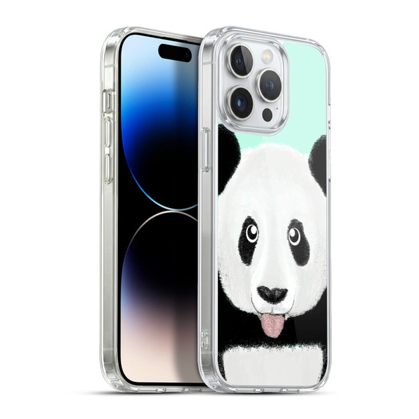 Barruf Animals The Cute Panda Soft Gel Case for Apple iPhone 13 Pro Max & MagSafe