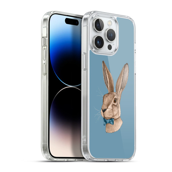 Barruf Animals Hare Soft Gel Case for Apple iPhone 13 Pro Max & MagSafe