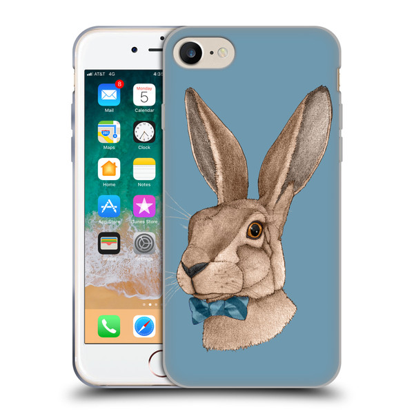 Barruf Animals Hare Soft Gel Case for Apple iPhone 7 / 8 / SE 2020 & 2022