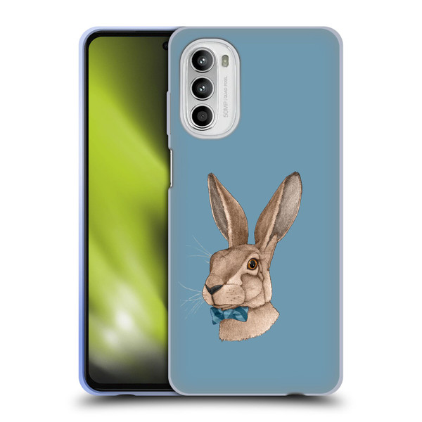 Barruf Animals Hare Soft Gel Case for Motorola Moto G52