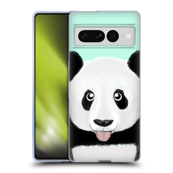 Barruf Animals The Cute Panda Soft Gel Case for Google Pixel 7 Pro