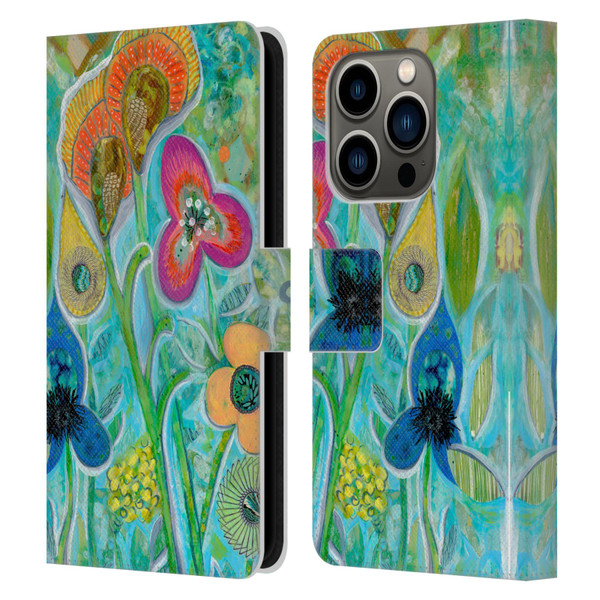 Wyanne Nature Garden Wild Leather Book Wallet Case Cover For Apple iPhone 14 Pro