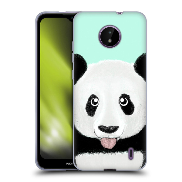 Barruf Animals The Cute Panda Soft Gel Case for Nokia C10 / C20