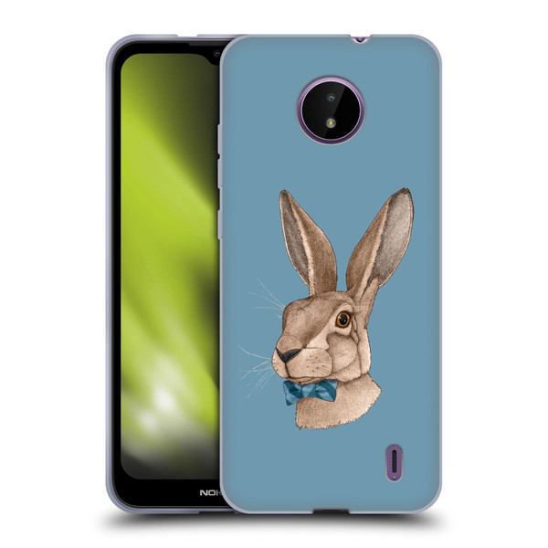 Barruf Animals Hare Soft Gel Case for Nokia C10 / C20