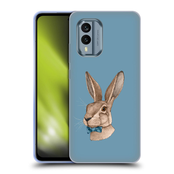 Barruf Animals Hare Soft Gel Case for Nokia X30