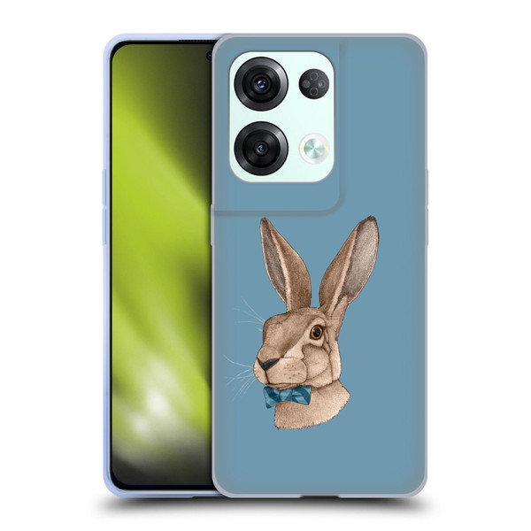 Barruf Animals Hare Soft Gel Case for OPPO Reno8 Pro