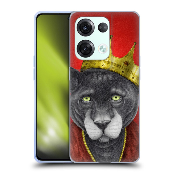 Barruf Animals The King Panther Soft Gel Case for OPPO Reno8 Pro