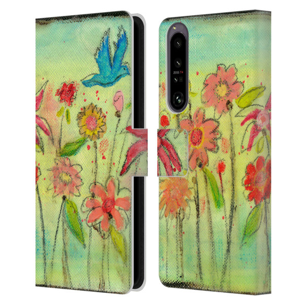Wyanne Nature Sun Garden Leather Book Wallet Case Cover For Sony Xperia 1 IV