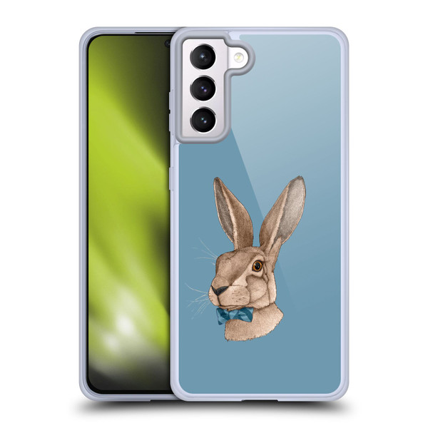 Barruf Animals Hare Soft Gel Case for Samsung Galaxy S21+ 5G
