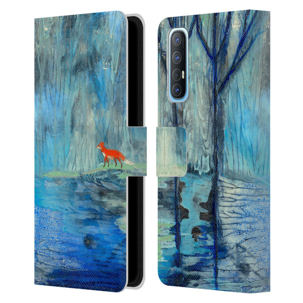 Wyanne Nature 2 Tranquil Travels Leather Book Wallet Case Cover For OPPO Find X2 Neo 5G