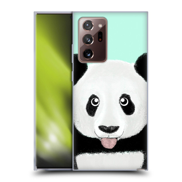 Barruf Animals The Cute Panda Soft Gel Case for Samsung Galaxy Note20 Ultra / 5G