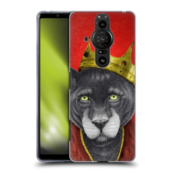 Barruf Animals The King Panther Soft Gel Case for Sony Xperia Pro-I